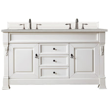 Load image into Gallery viewer, James Martin Brookfield 60&quot; Bright White Double Vanity- James Martin