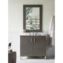 Load image into Gallery viewer, James Martin Metropolitan 36&quot; Silver Oak Single Vanity