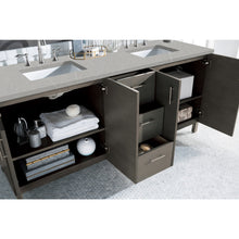 Load image into Gallery viewer, James Martin Metropolitan 72&quot; Silver Oak Double Vanity