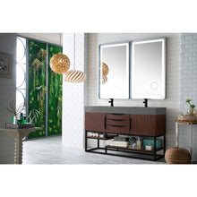 Load image into Gallery viewer, James Martin Columbia 59&quot; Coffee Oak - Matte Black Double Vanity