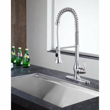 Load image into Gallery viewer, Bastion Single Handle Standard Kitchen Faucet in Brushed Nickel- Anzzi