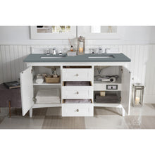 Load image into Gallery viewer, James Martin Palisades 60&quot; Bright White Double Vanity