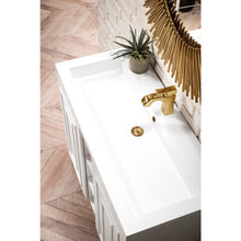 Load image into Gallery viewer, James Martin Alicante&#39; 39.5&quot; Glossy White Single Vanity Cabinet