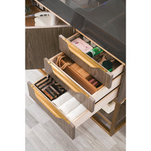 Load image into Gallery viewer, James Martin Columbia 48&quot; Ash Gray - Radiant Gold Single Vanity