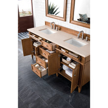 Load image into Gallery viewer, James Martin Brittany 72&quot;  Saddle Brown Double Vanity