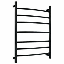 Load image into Gallery viewer, Gown 7-Bar Stainless Steel Wall Mounted Towel Warmer in Matte Black- Anzzi
