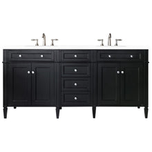 Load image into Gallery viewer, James Martin Brittany 72&quot;  Black Onyx Double Vanity- James Martin