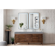 Load image into Gallery viewer, James Martin Linear 72&quot; Mid Century Walnut Double Vanity