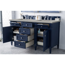 Load image into Gallery viewer, James Martin Brittany 60&quot;  Victory Blue Double Vanity
