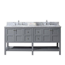 Load image into Gallery viewer, Virtu USA Winterfell 72&quot; Double Sink Top Vanity- Virtuusa