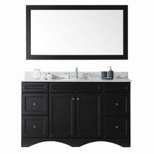 Load image into Gallery viewer, Virtu USA Talisa 60&quot; Single Sink Top Vanity with Mirror- Virtuusa