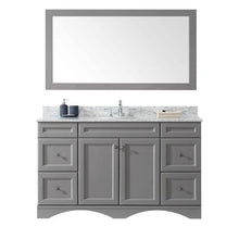Load image into Gallery viewer, Virtu USA Talisa 60&quot; Single Sink Top Vanity with Faucet and Mirror- Virtuusa
