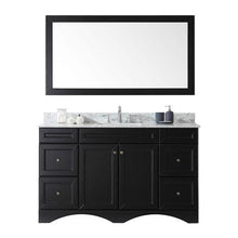 Load image into Gallery viewer, Virtu USA Talisa 60&quot; Single Sink Top Vanity with Mirror- Virtuusa