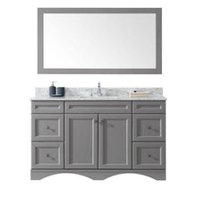 Load image into Gallery viewer, Virtu USA Talisa 60&quot; Single Sink Top Vanity with Mirror- Virtuusa