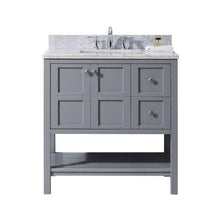 Load image into Gallery viewer, Virtu USA Winterfell 36&quot; Single Sink Top Vanity with Mirror- Virtuusa