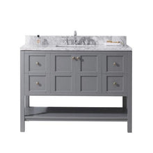 Load image into Gallery viewer, Virtu USA Winterfell 48&quot; Single Sink Top Vanity with Mirror- Virtuusa