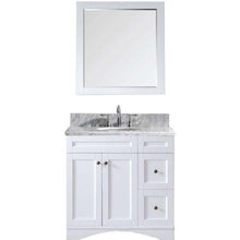 Load image into Gallery viewer, Virtu USA Elise 36&quot; Single Sink Top Vanity with Mirror- Virtuusa