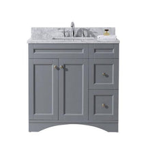 Load image into Gallery viewer, Virtu USA Elise 36&quot; Single Sink Top Vanity with Mirror- Virtuusa