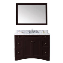 Load image into Gallery viewer, Virtu USA Elise 48&quot; Single Sink Top Vanity with Mirror- Virtuusa
