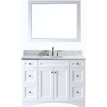 Load image into Gallery viewer, Virtu USA Elise 48&quot; Single Sink Top Vanity with Mirror- Virtuusa
