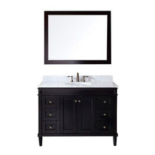 Load image into Gallery viewer, Virtu USA Tiffany 48&quot; Single Sink Top Vanity with Mirror- Virtuusa