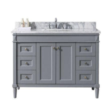 Load image into Gallery viewer, Virtu USA Tiffany 48&quot; Single Sink Top Vanity with Faucet- Virtuusa