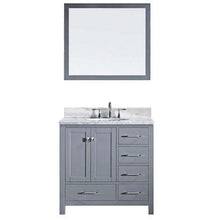 Load image into Gallery viewer, Virtu USA Caroline Avenue 36&quot; Single Sink Top Vanity with Mirror- Virtuusa