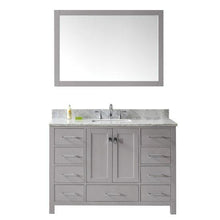 Load image into Gallery viewer, Virtu USA Caroline Avenue 48&quot; Single Sink Top Vanity with Mirror- Virtuusa