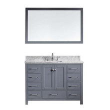 Load image into Gallery viewer, Virtu USA Caroline Avenue 48&quot; Single Sink Top Vanity with Mirror- Virtuusa
