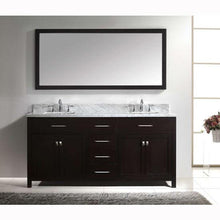 Load image into Gallery viewer, Caroline 72&quot; Double Sink Italian Carrara White Marble Top Vanity with Mirror - Vanity Grace Store - Virtuusa
