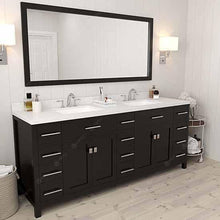Load image into Gallery viewer, Caroline Parkway 78&quot; Double Sink Dazzle White Quartz Top Vanity - Vanity Grace Store