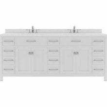 Load image into Gallery viewer, Caroline Parkway 78&quot; Double Sink Dazzle White Quartz Top Vanity - Vanity Grace Store