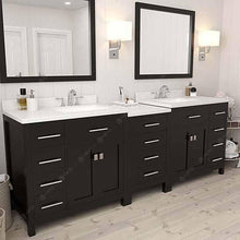Load image into Gallery viewer, Caroline Parkway 93&quot; Double Sink Dazzle White Quartz Top Vanity - Vanity Grace Store