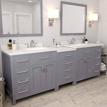 Load image into Gallery viewer, Caroline Parkway 93&quot; Double Sink Dazzle White Quartz Top Vanity - Vanity Grace Store
