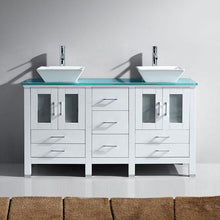 Load image into Gallery viewer, Bradford 60&quot; Double Sink Vanity with Faucet - Vanity Grace Store - Virtuusa