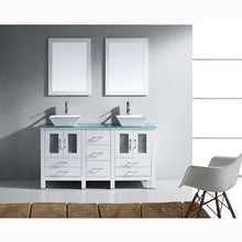 Load image into Gallery viewer, Bradford 60&quot; Double Sink Vanity with Faucet and Mirrors - Vanity Grace Store - Virtuusa