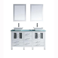 Load image into Gallery viewer, Bradford 60&quot; Double Sink Vanity with Faucet and Mirrors - Vanity Grace Store - Virtuusa