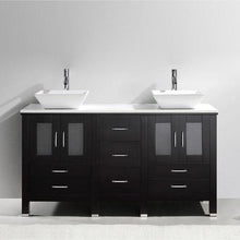 Load image into Gallery viewer, Bradford 60&quot; Double Sink Vanity with Faucet - Vanity Grace Store - Virtuusa