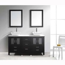 Load image into Gallery viewer, Bradford 60&quot; Double Sink Vanity with Faucet and Mirrors - Vanity Grace Store - Virtuusa