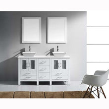 Load image into Gallery viewer, Bradford 60&quot; Double Sink Vanity with Faucet and Mirrors - Vanity Grace Store - Virtuusa