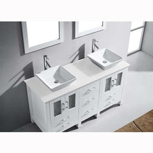 Load image into Gallery viewer, Bradford 60&quot; Double Sink Vanity with Faucet and Mirrors - Vanity Grace Store - Virtuusa