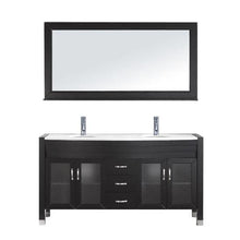 Load image into Gallery viewer, Virtu USA Ava espresso 63&quot; Double sink vanity