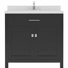 Load image into Gallery viewer, Caroline 36&quot; Single Sink Dazzle White Quartz Top Vanity - Vanity Grace Store