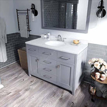 Load image into Gallery viewer, Caroline 48&quot; Single Sink Dazzle White Quartz Top Vanity - Vanity Grace Store
