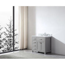 Load image into Gallery viewer, Caroline Parkway 36&quot; Single Sink Italian Carrara White Marble Top Vanity - Vanity Grace Store - Virtuusa