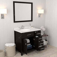 Load image into Gallery viewer, Caroline Parkway 36&quot; Single Sink Dazzle White Quartz Top Vanity - Vanity Grace Store - Virtuusa