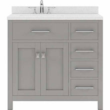 Load image into Gallery viewer, Caroline Parkway 36&quot; Single Sink Dazzle White Quartz Top Vanity - Vanity Grace Store - Virtuusa