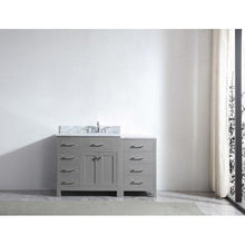 Load image into Gallery viewer, Caroline Parkway 57&quot; Single Sink Italian Carrara White Marble Top Vanity - Vanity Grace Store - Virtuusa