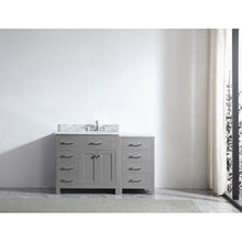 Load image into Gallery viewer, Caroline Parkway 57&quot; Single Sink Italian Carrara White Marble Top Vanity - Vanity Grace Store - Virtuusa