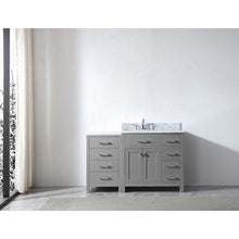 Load image into Gallery viewer, Caroline Parkway 57&quot; Single Sink Italian Carrara White Marble Top Vanity - Vanity Grace Store - Virtuusa
